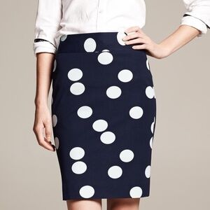 Banana Republic Dot Print Skirt